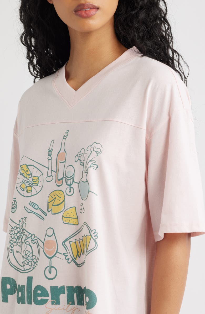 Vinyl Icons Palmero Graphic T-Shirt, Alternate, color, Pink