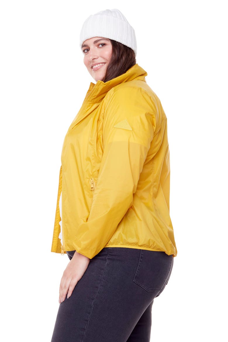 PELLY PLUS SIZE - Recycled Ultralight Windshell Jacket, Main, color, YELLOW