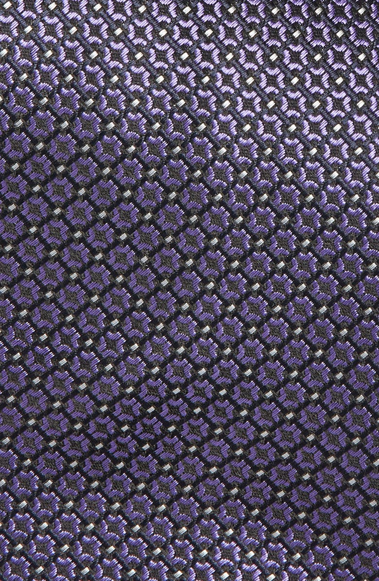 Canali Geometric Silk Tie, Alternate, color, Blue