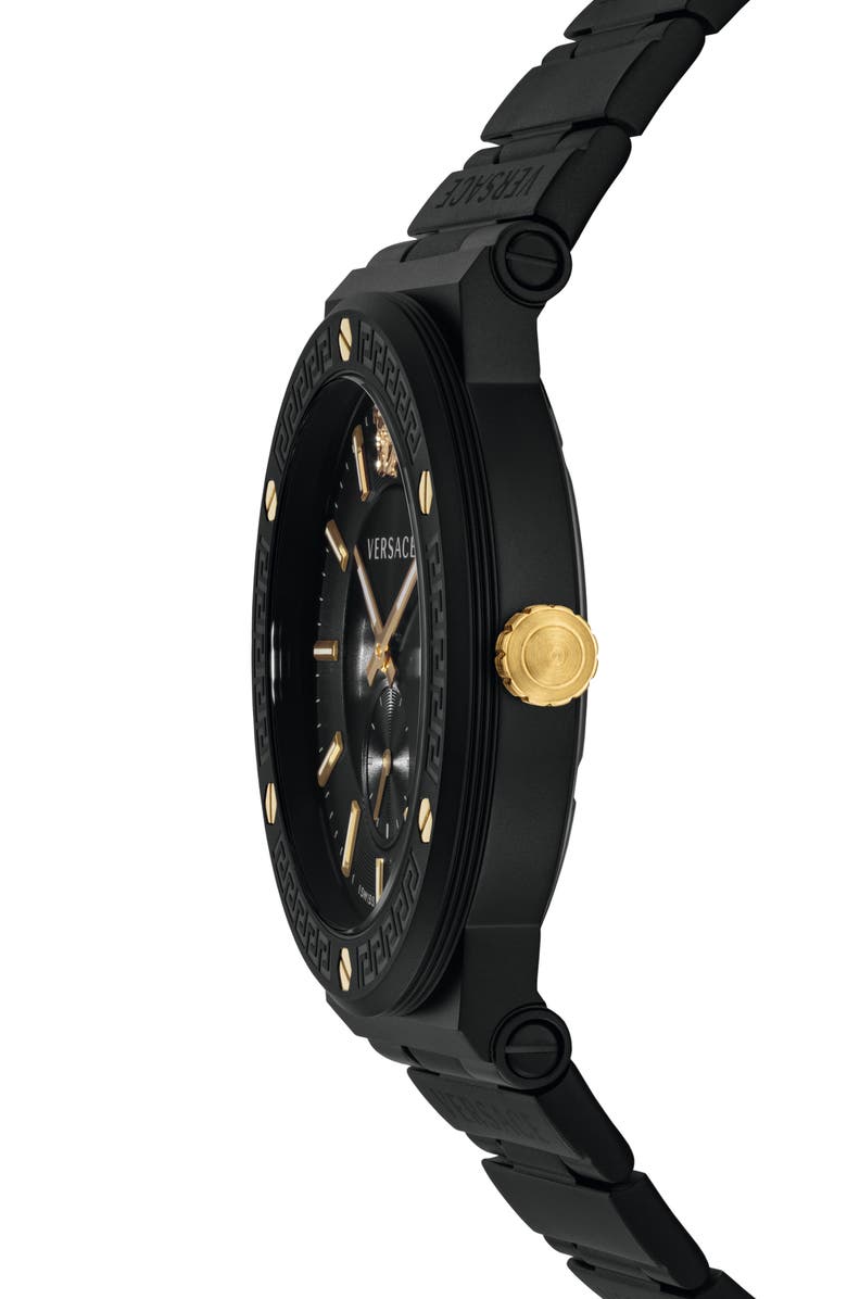 Versace Greca Logo Bracelet Watch, 41mm, Alternate, color,