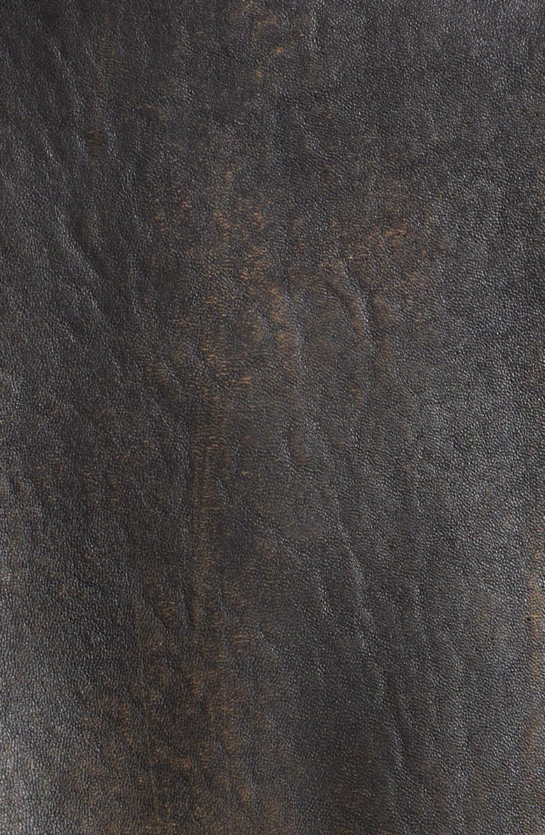 The Row Adonis Leather & Genuine Shearling Bomber Jacket, Alternate, color, 