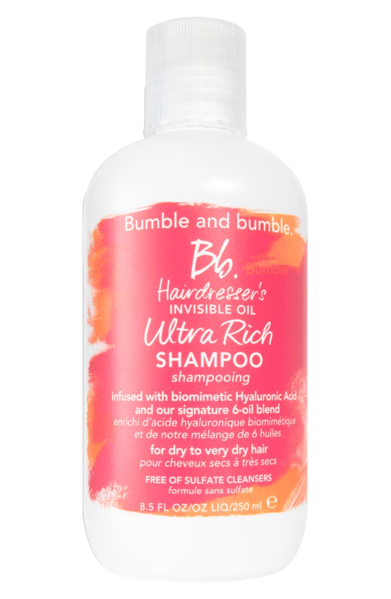 Bumble and bumble. Hairdresser's Invisible Oil Ultra Rich Shampoo, Alternate, color, 