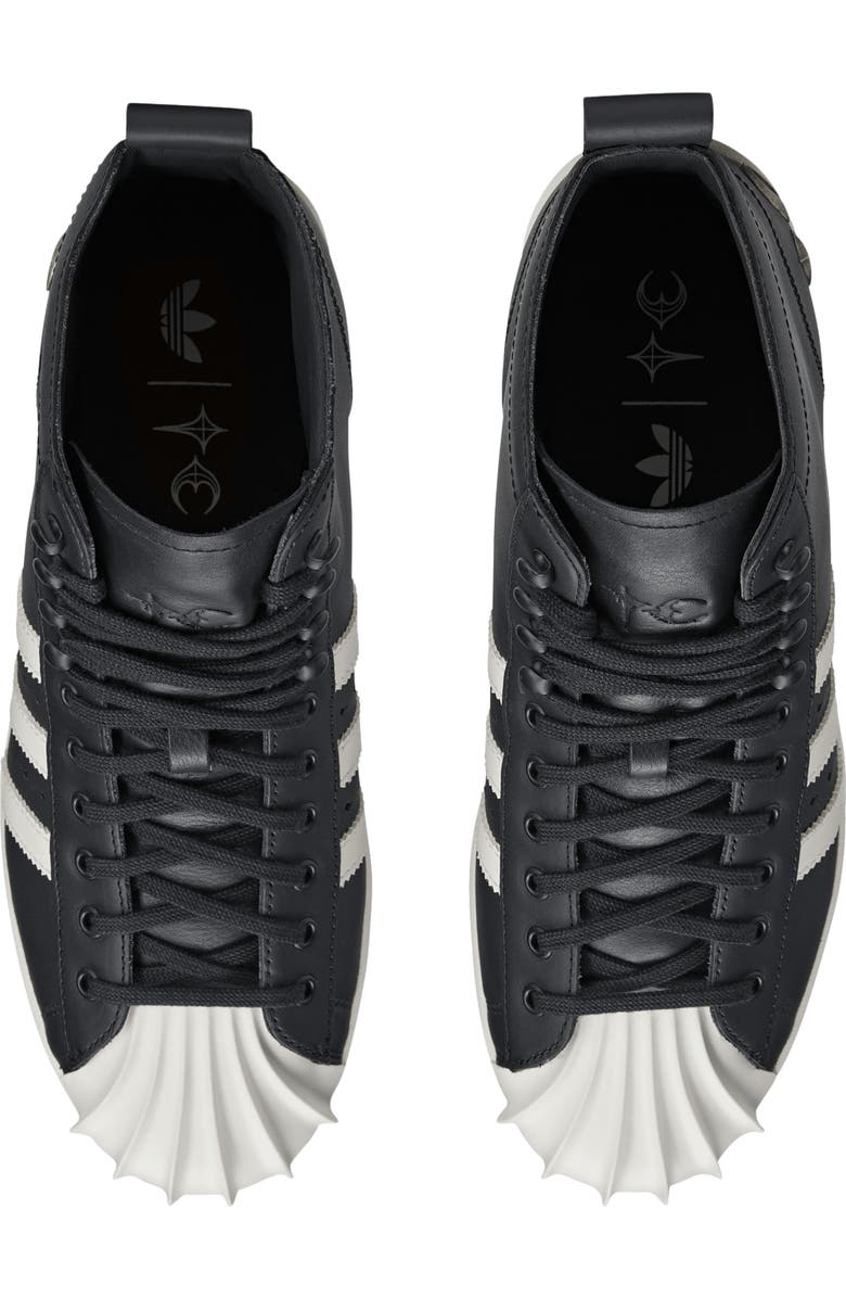 adidas x Thug Club Gender Inclusive Superstar Sneaker Boot, Alternate, color, Black/ Off White/ Black