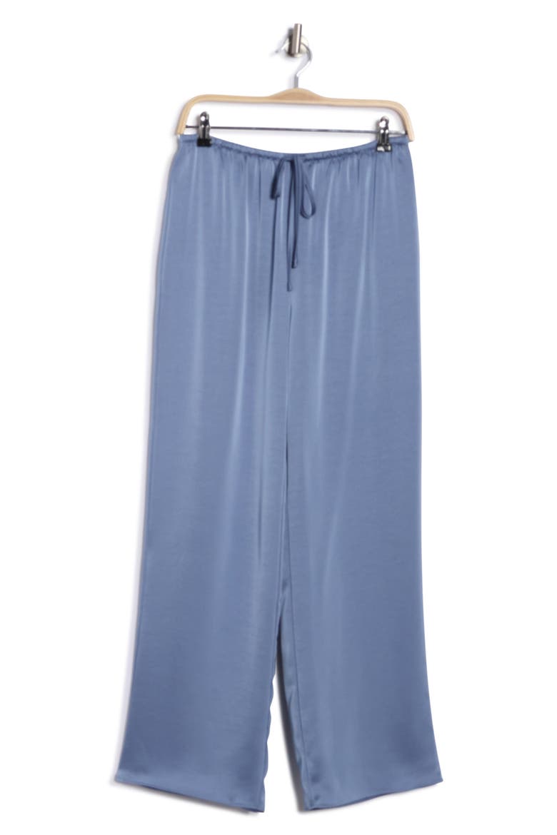 Satin Drawstring Pants, Alternate, color, BLUE UMBRA