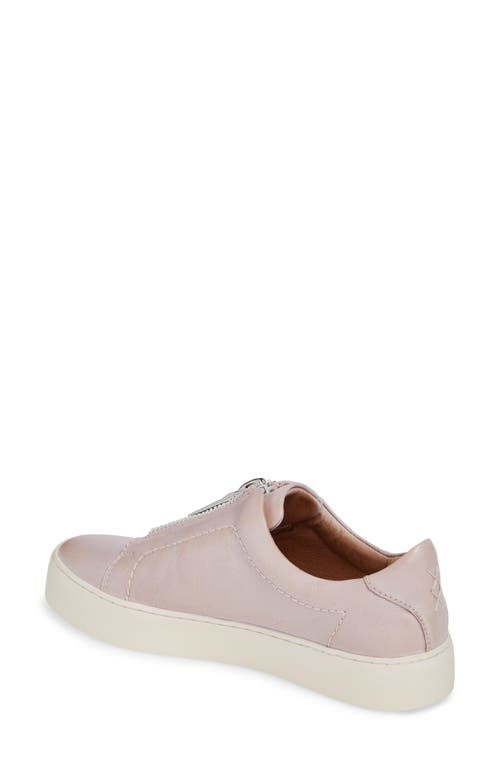 Frye Lena Zip Platform Sneaker In Pink