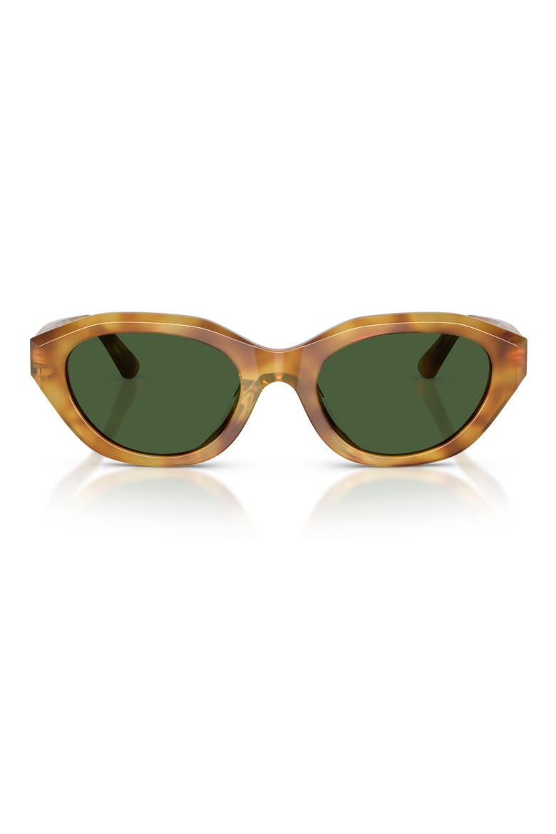 PH4237U 52mm Cat Eye Sunglasses, Main, color, SHINY TORTOISE BROWN / GREEN