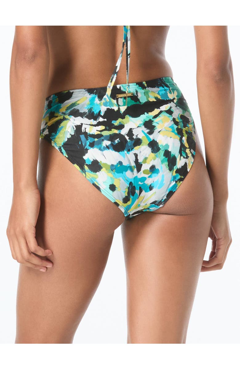 Vince Camuto Twist Front Bikini Bottom, Alternate, color, Blue Multi