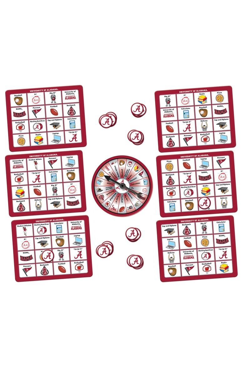 Alabama Crimson Tide NCAA Bingo Game, Alternate, color, Multicolor