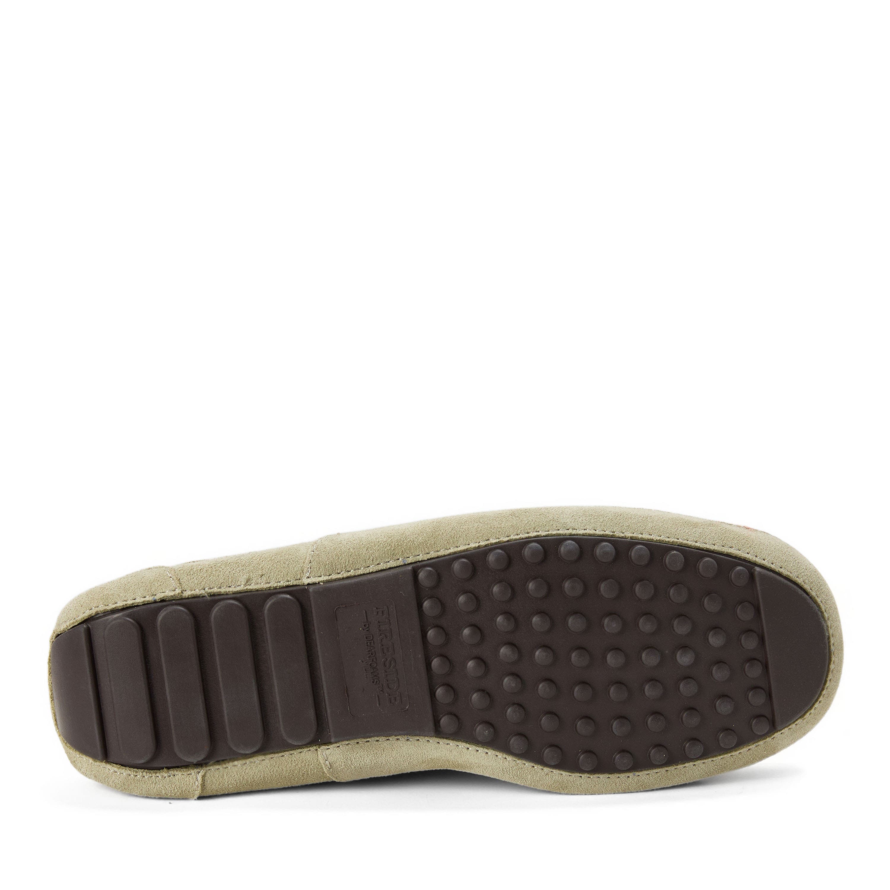 Fireside Melbourne Genuine Shearling Moccasin Slippers, Alternate, color, SEAGRASS