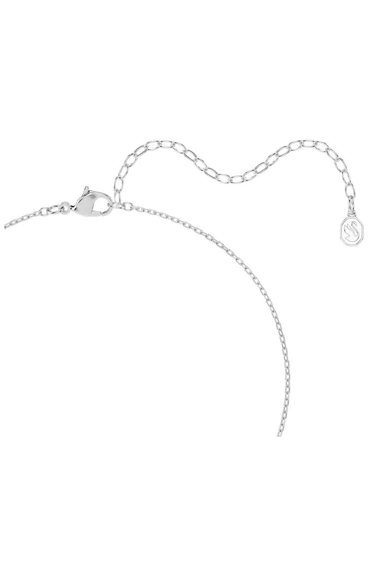 Millenia Rhodium Plated Crystal Pendant Necklace, Alternate, color, BLUE WITH GOLD