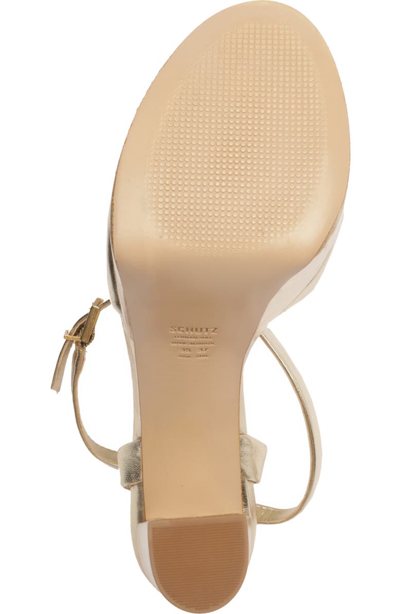 Schutz Kaila Ankle Strap Platform Sandal, Alternate, color,