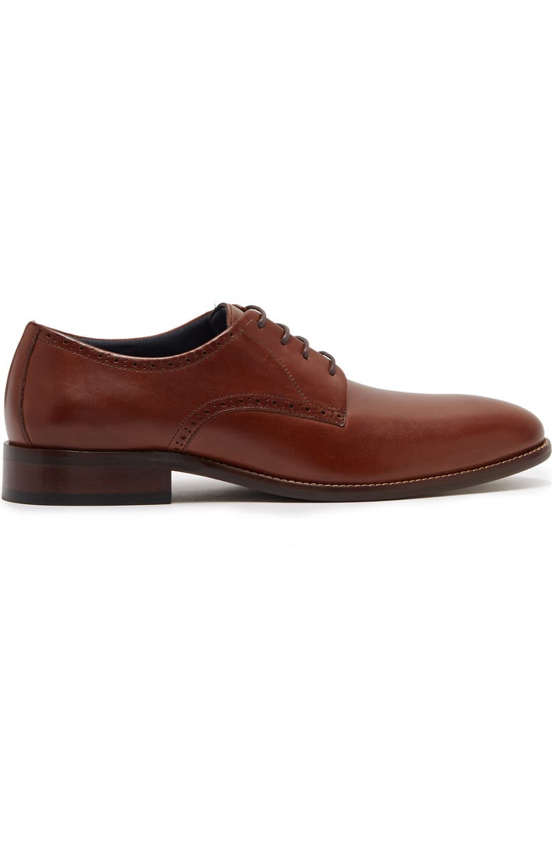 Johnston & Murphy Stockton Plain Toe Leather Derby, Alternate, color,