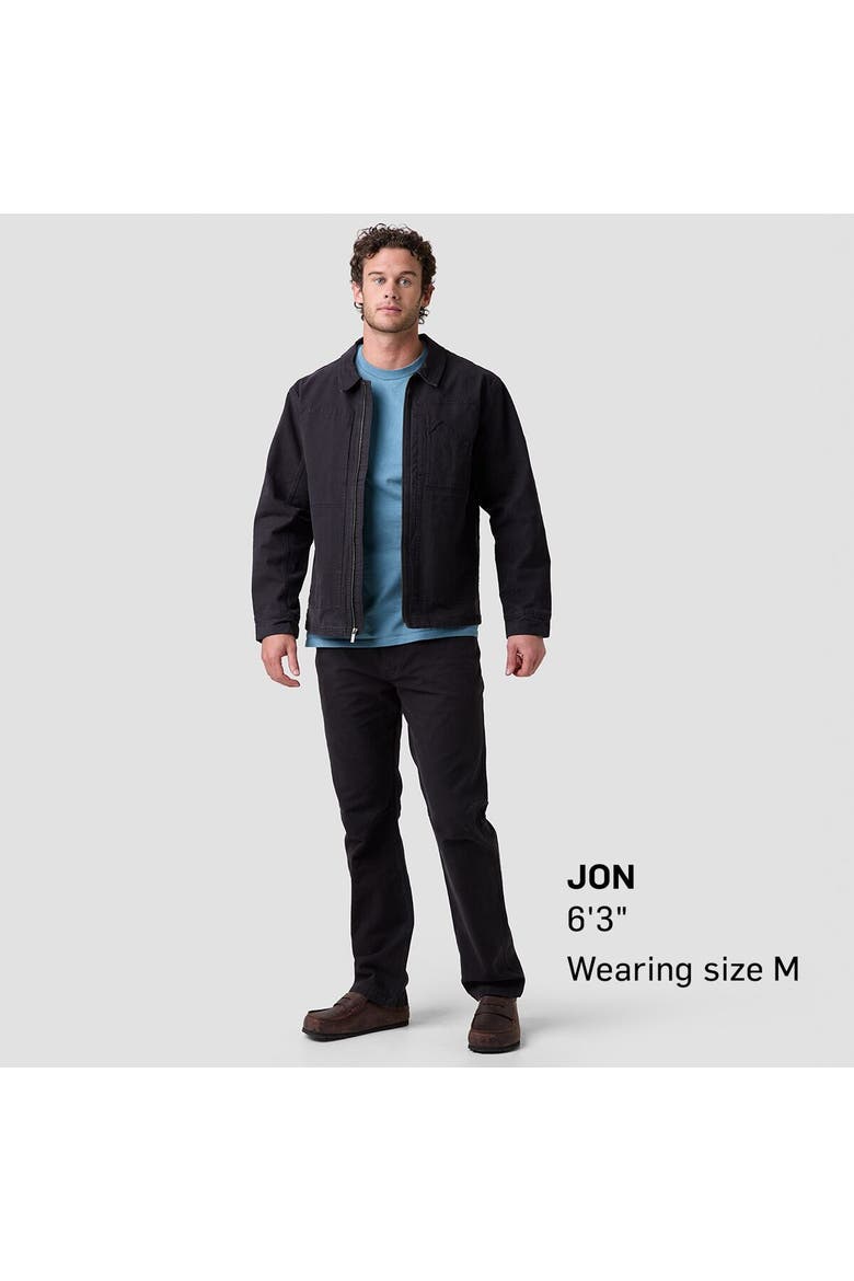 Rambler Stretch Canvas Jacket, Alternate, color, Black