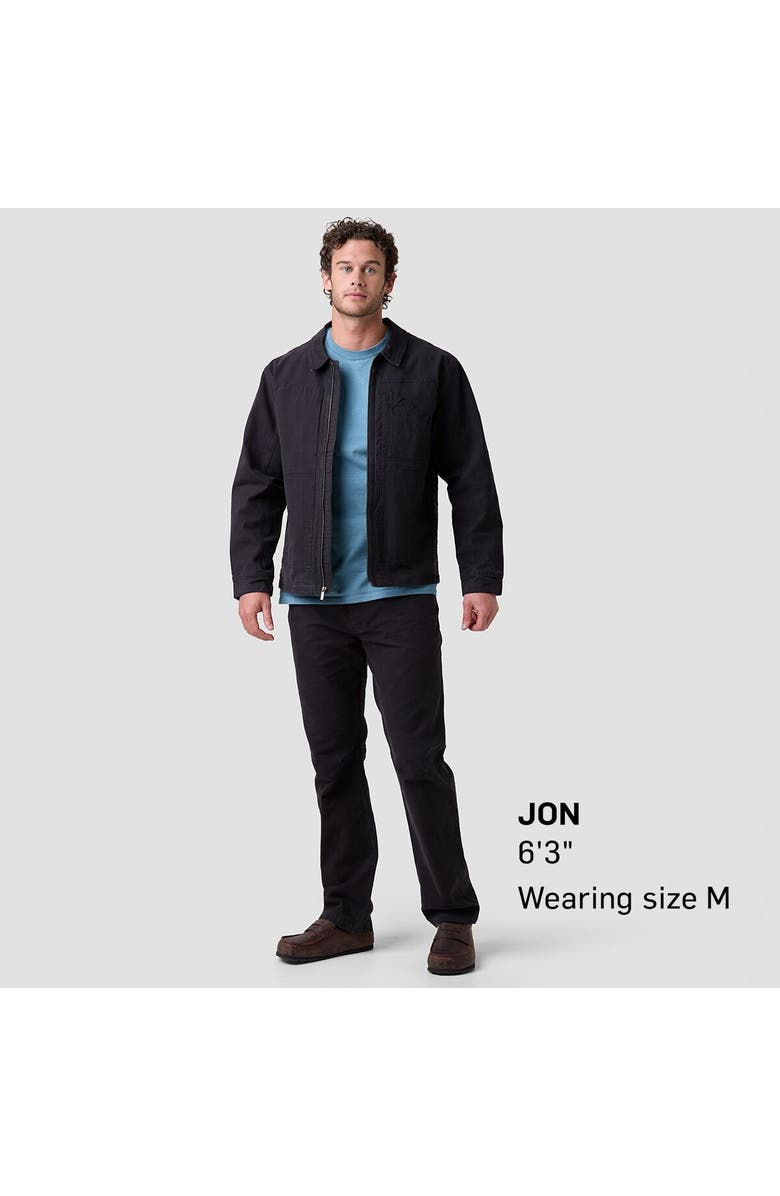 Backcountry Rambler Stretch Canvas Jacket, Alternate, color, Black