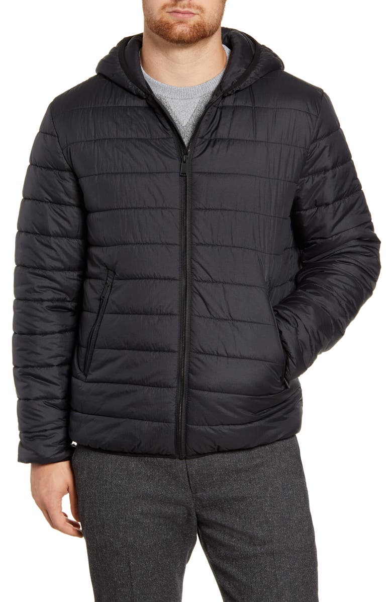 Cole Haan 3-in-1 Insulated Bonded Tweed Parka, Alternate, color, 