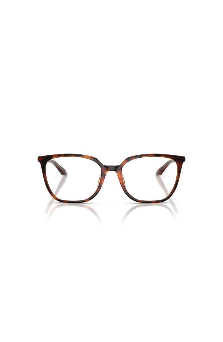 Armani Exchange 52mm Irregular optical glasses, Alternate, color, Tortoise