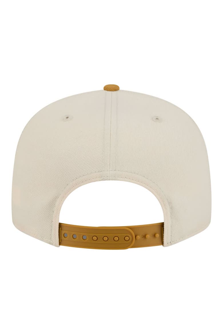 Men's New Era  Cream/Tan Minnesota Timberwolves Two-Tone Color Pack 9FIFTY Snapback Hat, Alternate, color, Cream