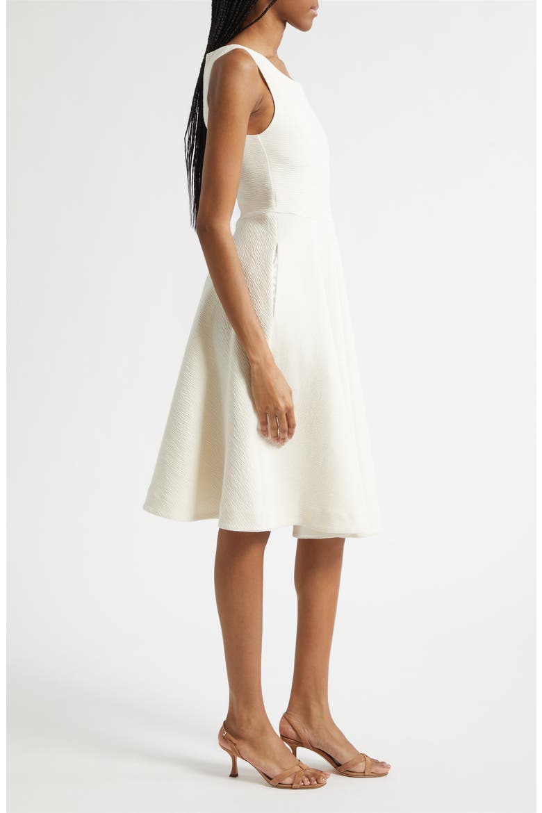 Jersey A-Line Dress, Alternate, color, SOLID WHITE