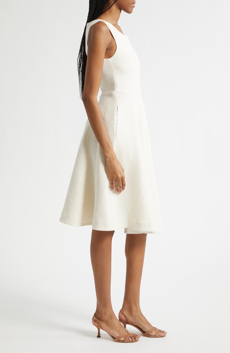 Giorgio Armani Jersey A-Line Dress, Alternate, color, Solid White