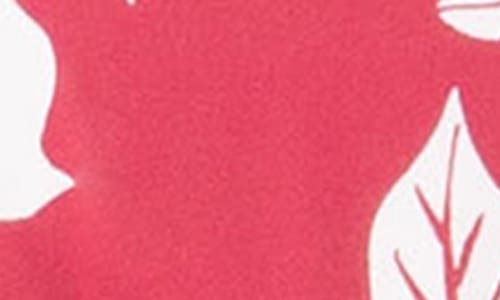 Roxy Hibiscus Hideaway Bikini Bottoms In Red