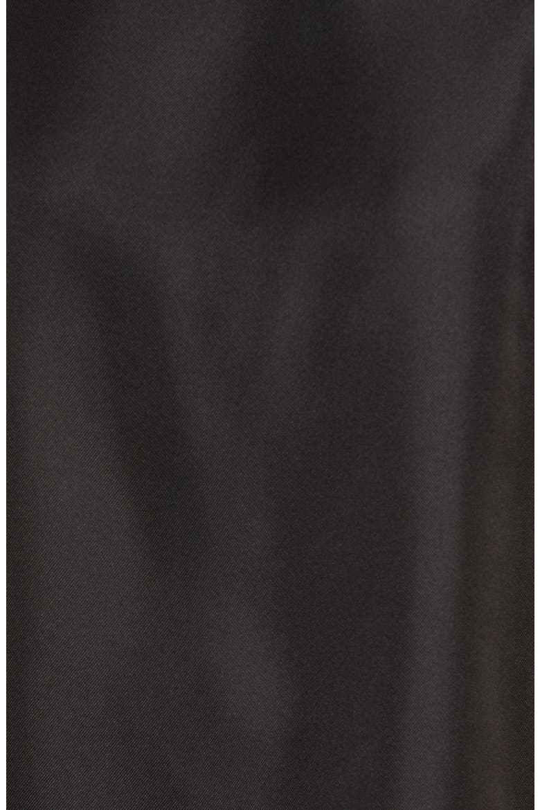 Collection Bow Back Silk Top, Alternate, color, BLACK
