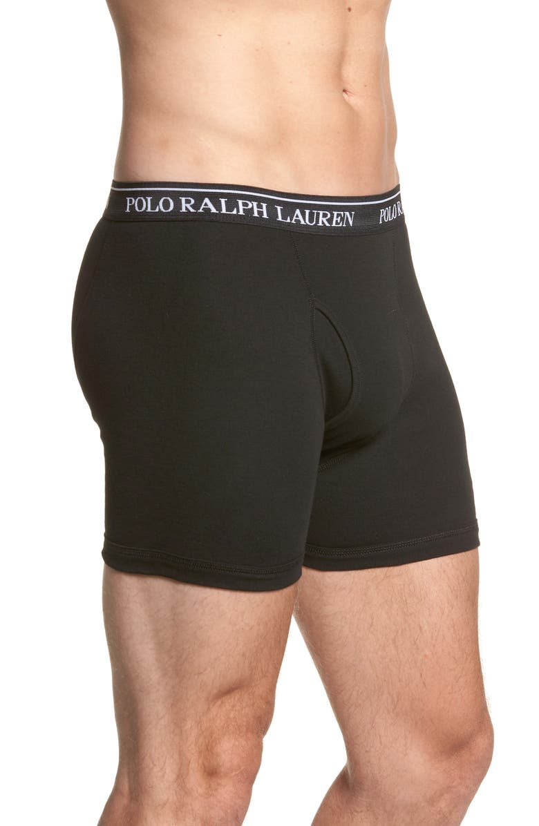 Polo Ralph Lauren 3-Pack Cotton Boxer Briefs, Alternate, color, 