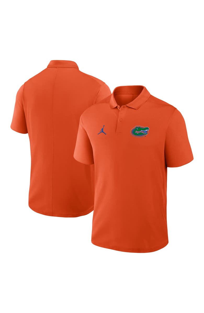 Jordan Brand Men's Jordan Brand Orange Florida Gators Primetime Victory Primary Logo Performance Polo, Alternate, color, Orange