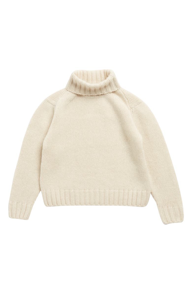 Bonpoint Kids' Cashmere Turtleneck Sweater, Main, color, 