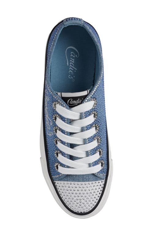 Candies Candie's Leann Low Top Platform Sneaker In Blue