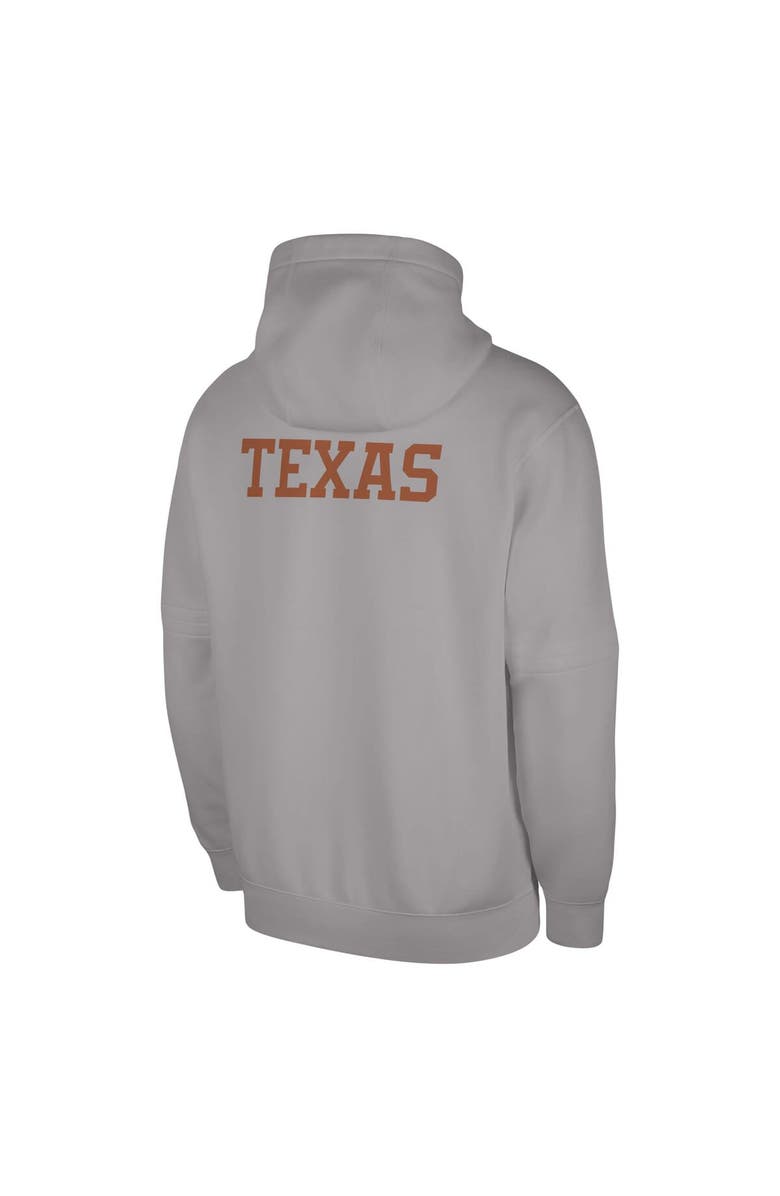 Nike Men's Nike Gray Texas Longhorns Club Pullover Hoodie, Alternate, color, 