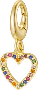 Untamed Petals Heart Charm