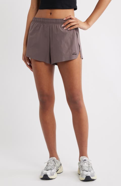 Stretch Nylon Runner Shorts