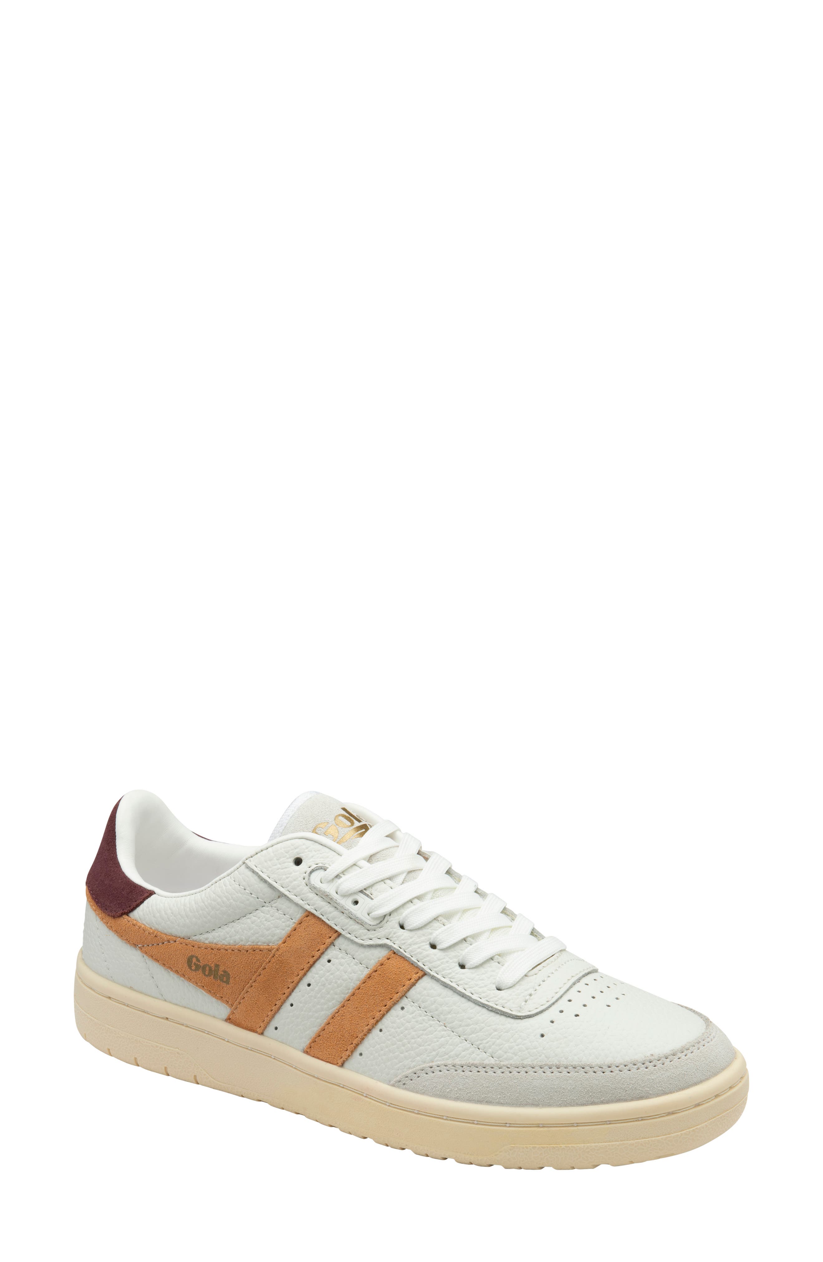 Gola Falcon Sneaker, Main, color, White/Salmon/Windor Wine