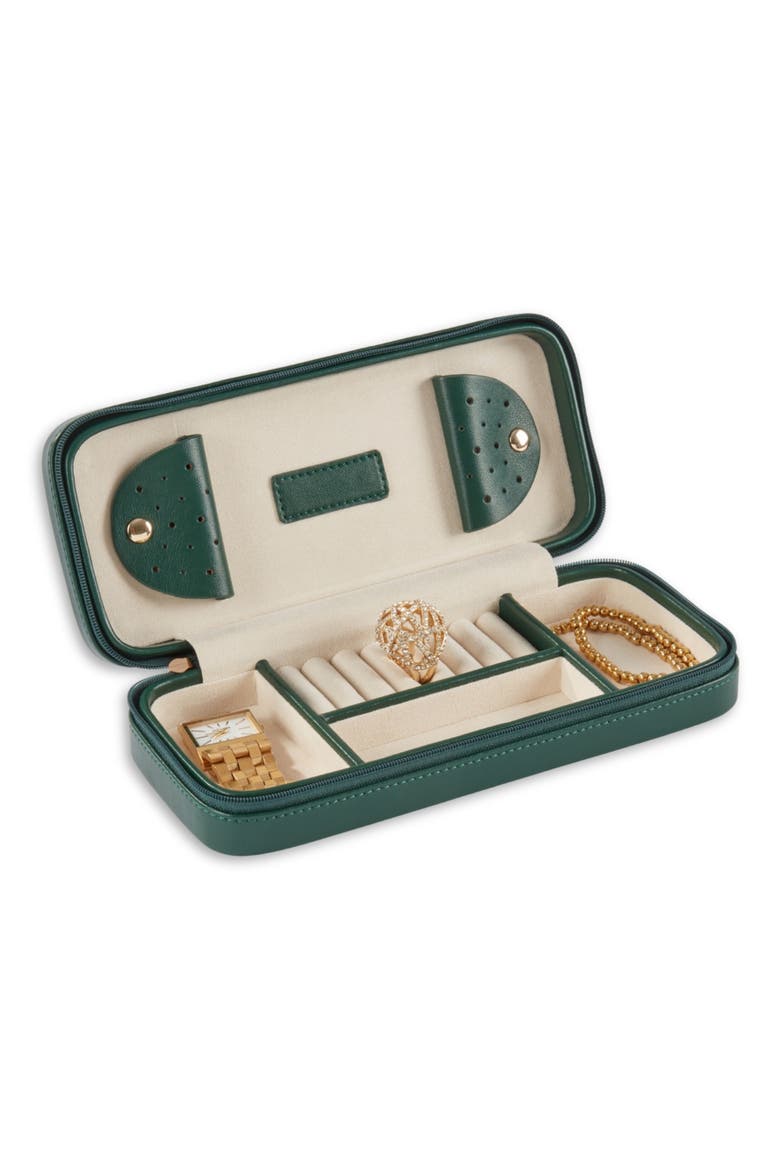 Cora Quilted Leather Travel Jewelry Case, Alternate, color, MULTI COLOR