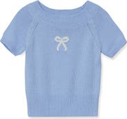 Lands' End Girls Short Sleeve Fitted Sweater