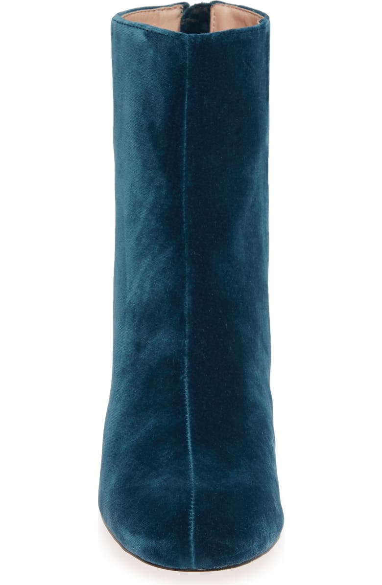 J.Crew Sadie Velvet Ankle Bootie, Alternate, color,