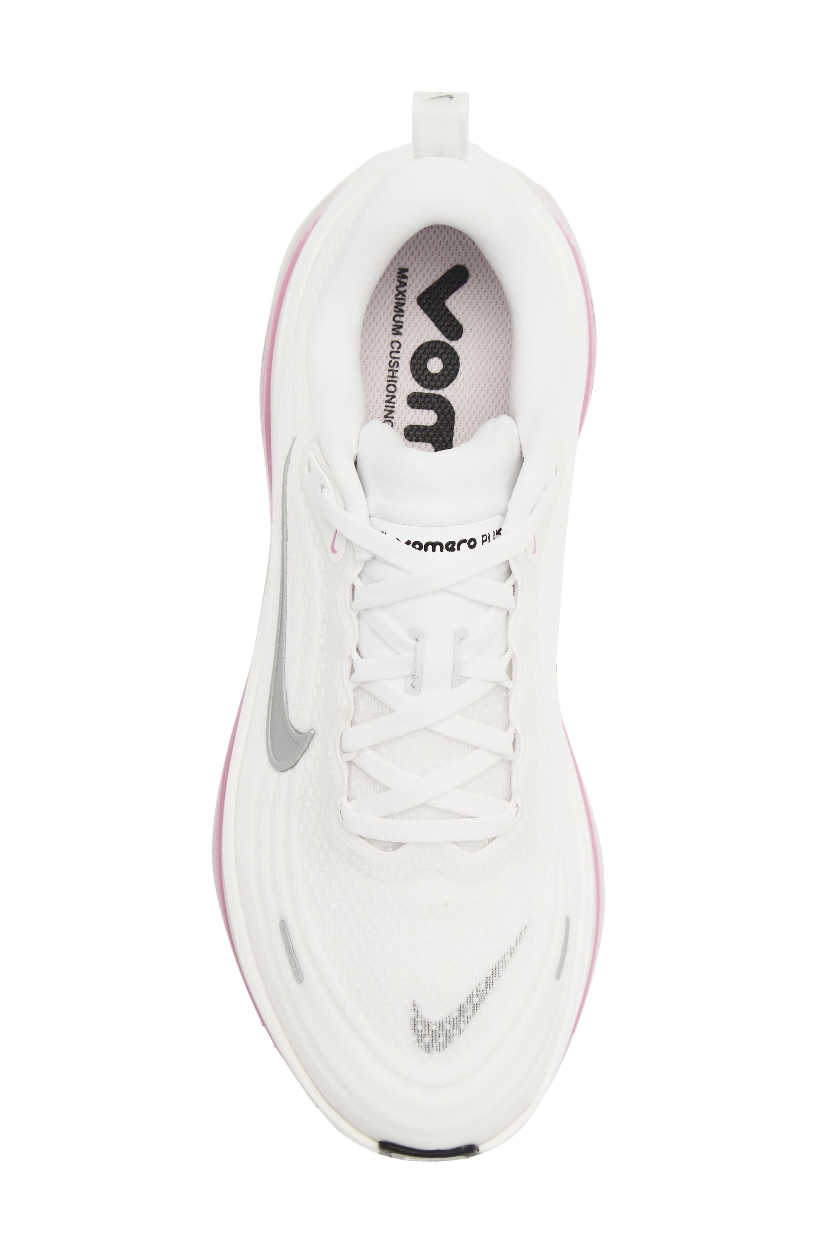 Vomero Plus Running Shoe, Alternate, color, 110 WHITE/M SILV