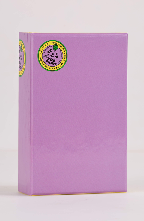 Flat Plum 81 Piece Mini Jigsaw Puzzle