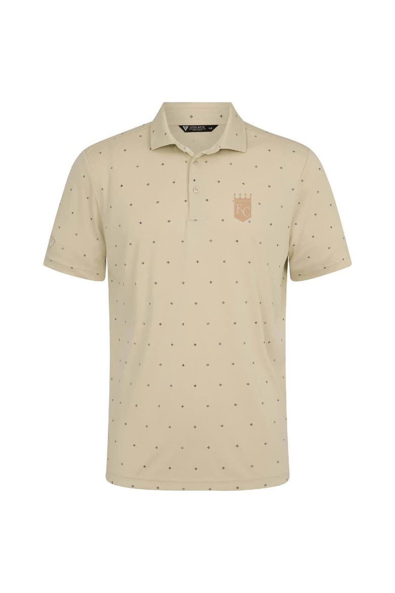 Men's Levelwear  Cream Kansas City Royals Vision Polo, Alternate, color, Cream