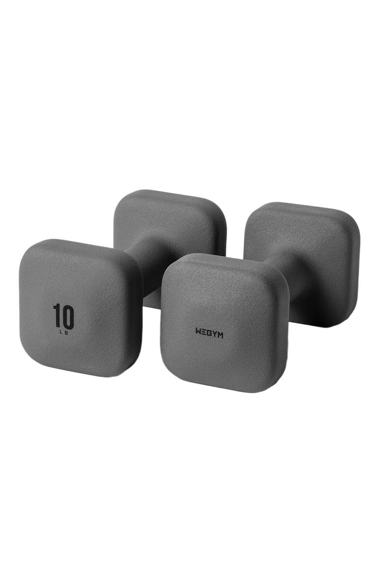WeGym SafeGrip Dumbbells, Main, color, Slate