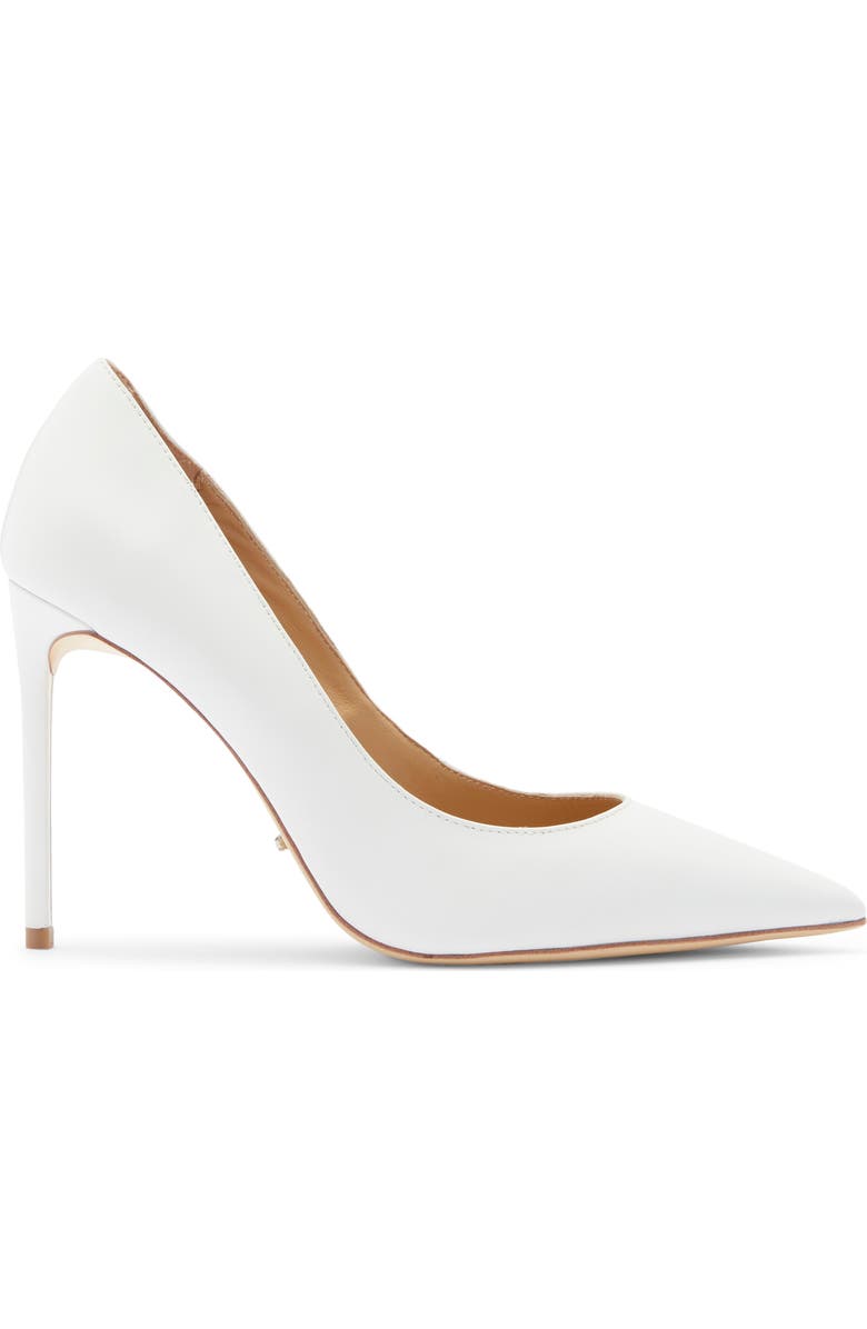 Tony Bianco Anja Pointed Toe Pump, Alternate, color, Milk Capretto