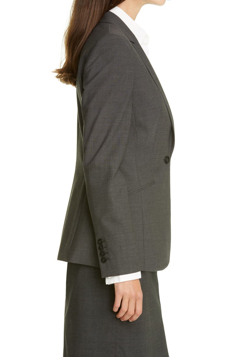 Jabina Stretch Tropical Wool Jacket, Alternate, color, CHARCOAL
