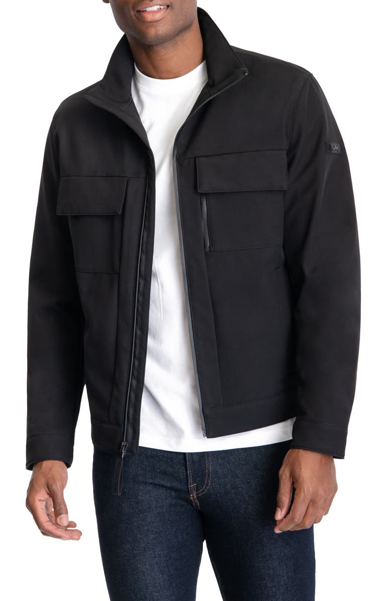 Michael Kors Granby Anorak Jacket, Alternate, color, Black