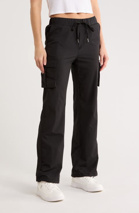 Fleece Lined Woven Cargo Pants