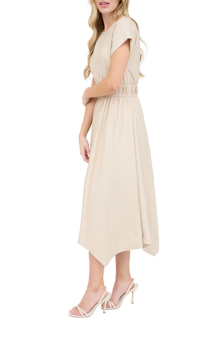 Asymmetric Shift Dress, Alternate, color, LIGHT KHAKI