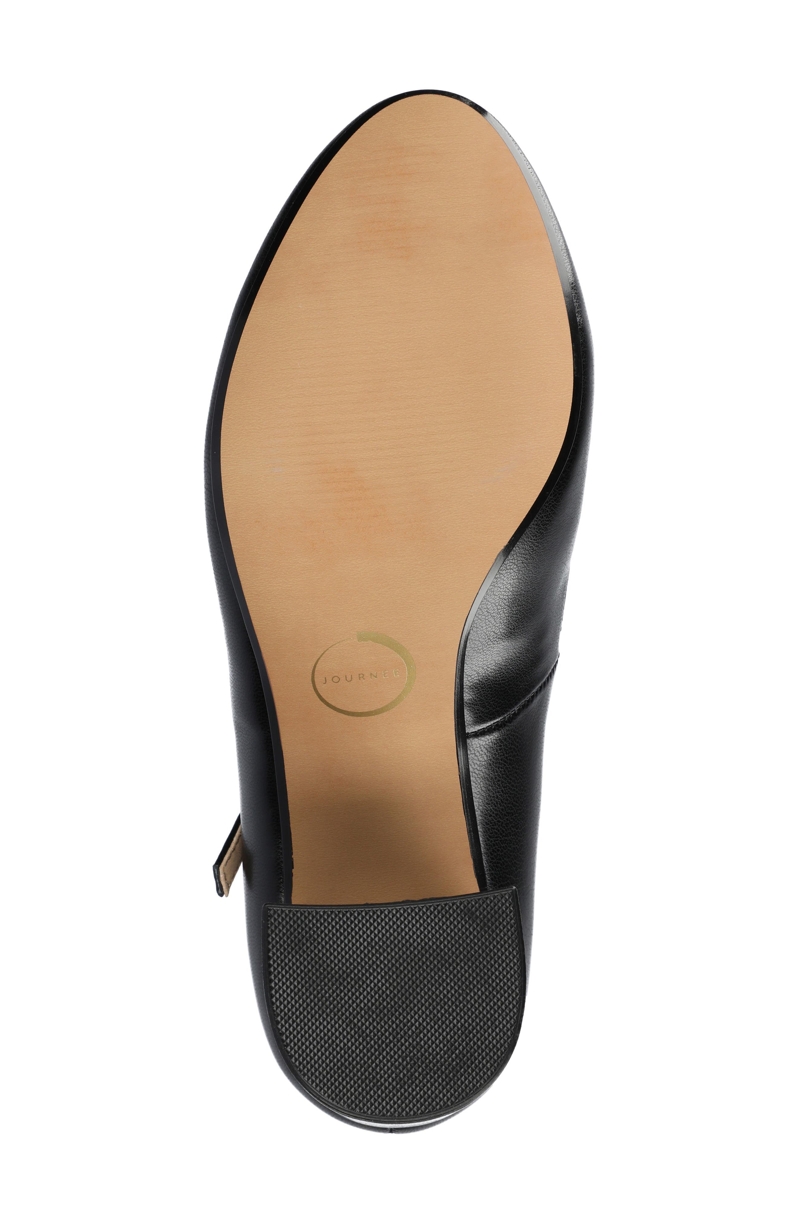 Journee Collection Talani T-Strap Pump, Alternate, color, Black