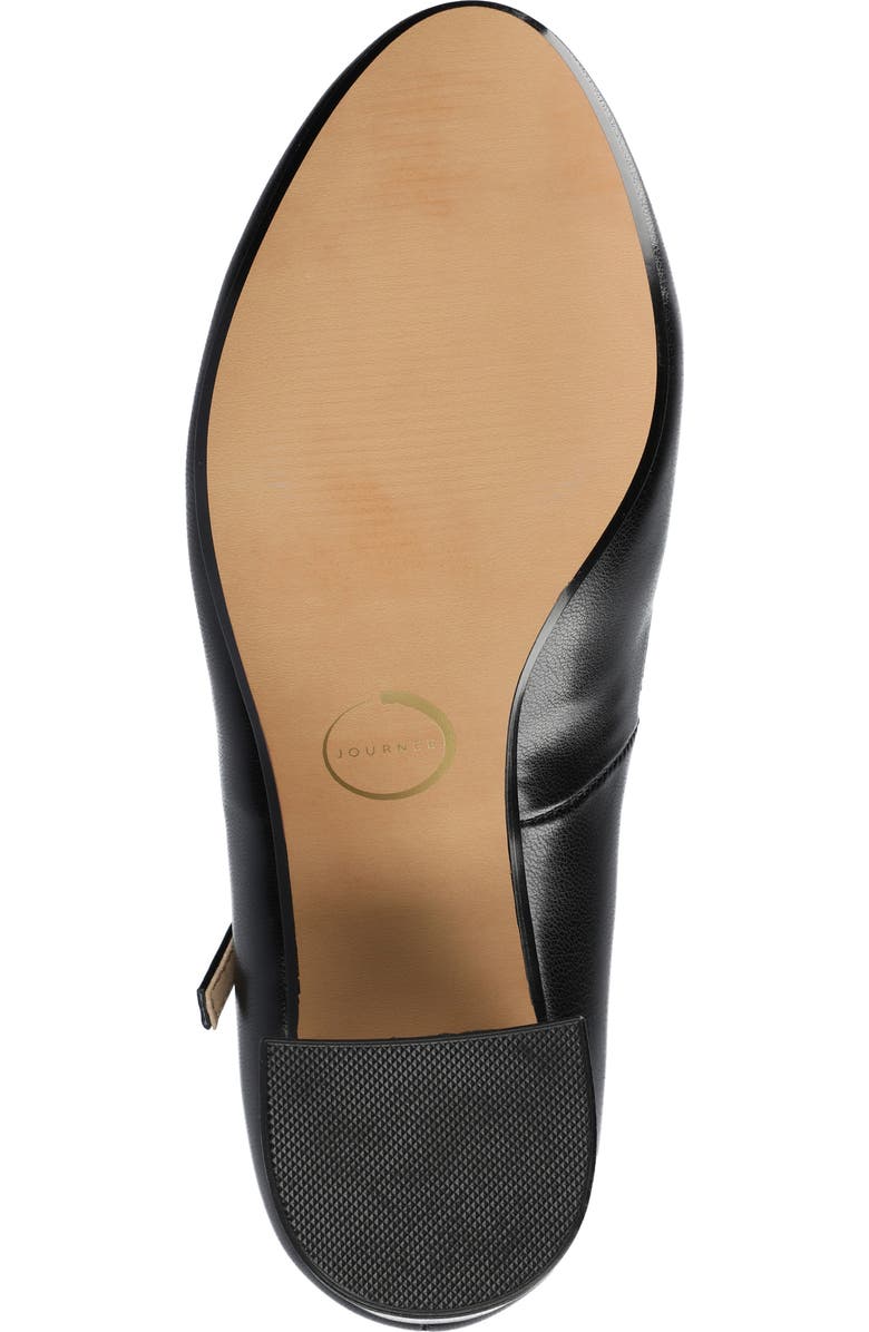 Journee Collection Talani T-Strap Pump, Alternate, color, Black