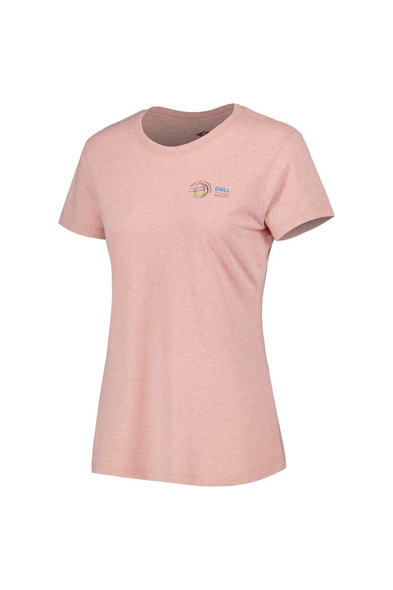 Women's Imperial Pink WGC-Dell Technologies Match Play Transfusion Tri-Blend T-Shirt, Alternate, color, Pink
