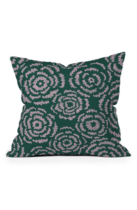 Modern Abstract Print Throw Pillow
