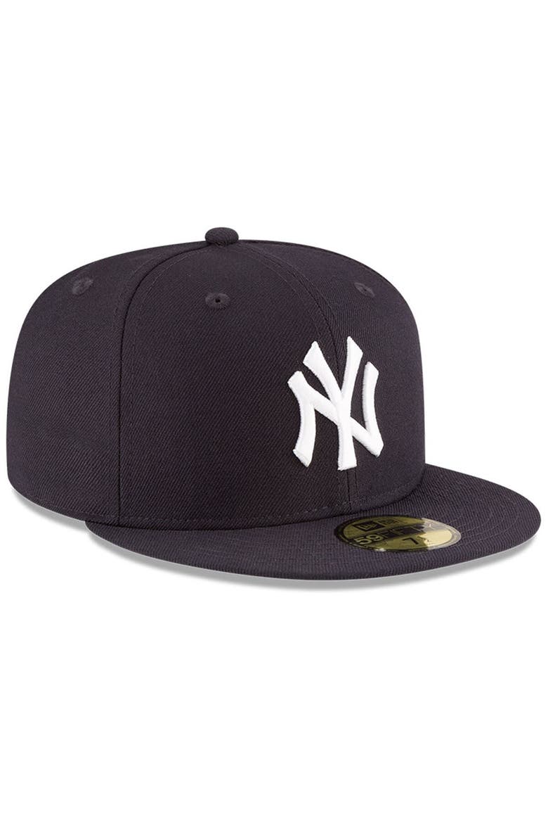 Men's New Era Navy New York Yankees World Series Wool Team 59FIFTY Fitted Hat, Alternate, color, Navy